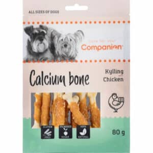 Companion Calcium Ben med Kylling 80g Hundegodbid i