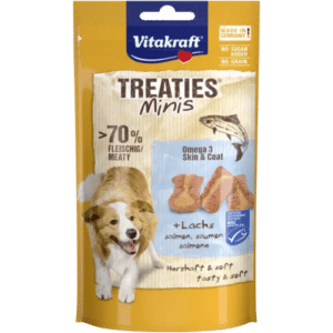 Vitakraft Treaties Minis Laks & Omega 3 48g Hundegodbidder i