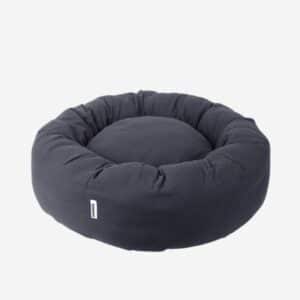 Donut Bed Dark Grey // Dansk designet rund hundeseng (vaskbar) - L