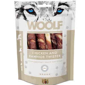 Woolf Kylling Twisted Sticks 100g Hundegodbidder