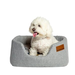 Danish Design Colour Block Silver Lux Slumber hundeseng Large